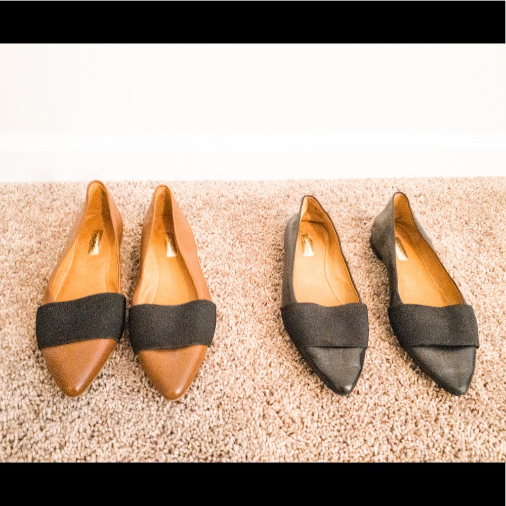 Halogen black and brown flats!